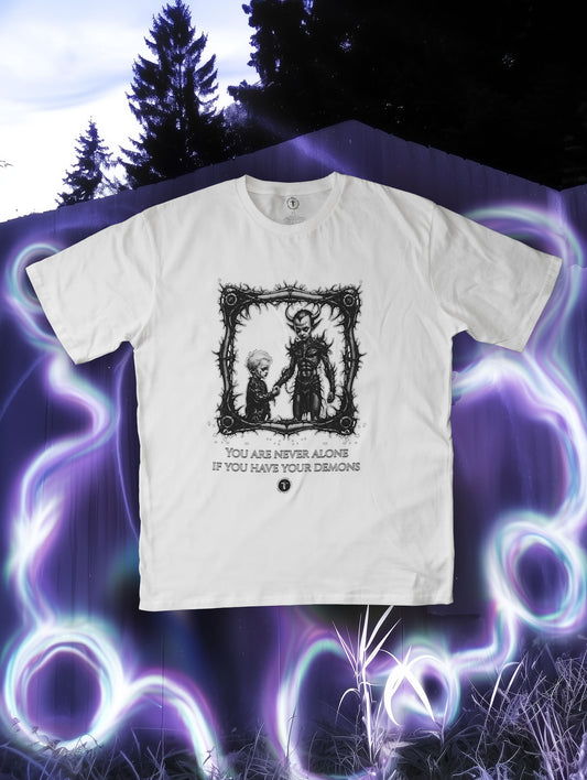 Embrace The Darkness T-Shirt | White